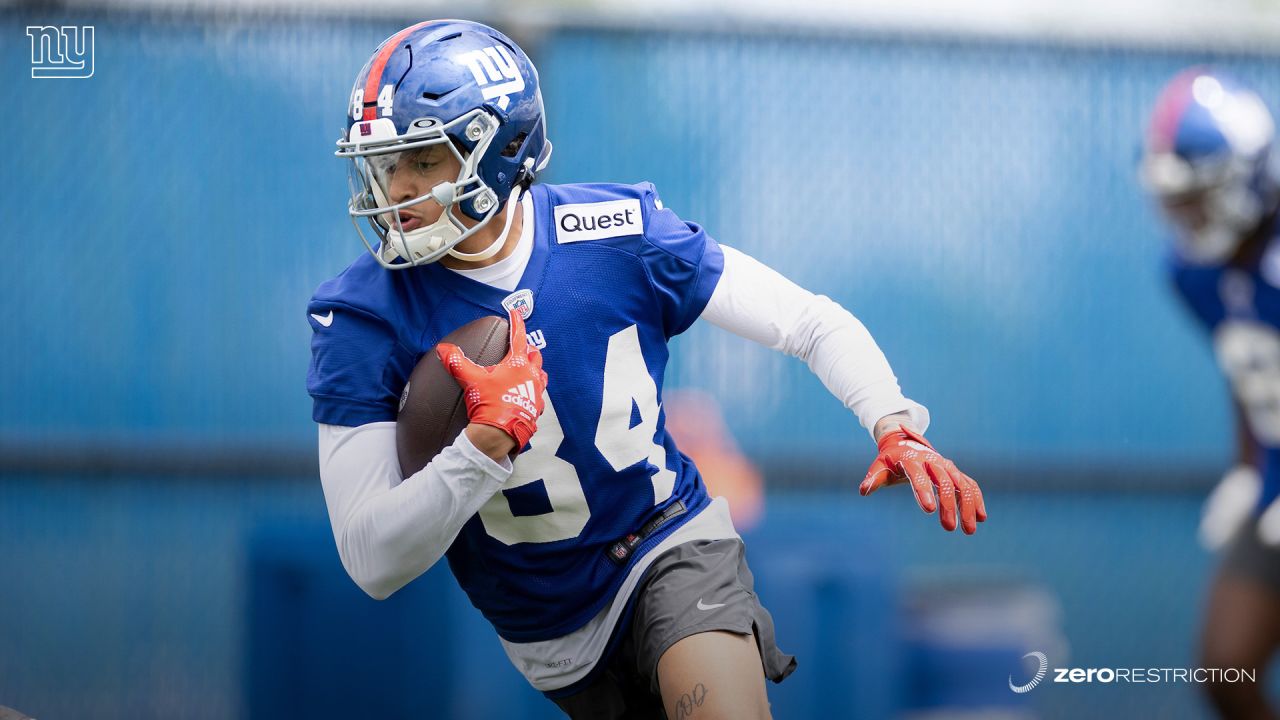 Giants rookie receiver Jalin Hyatt switches the number on his