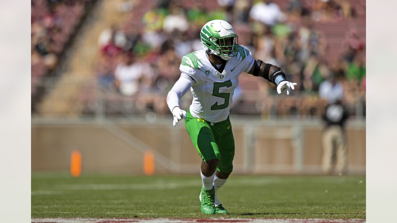 Oregon Ducks edge rusher Kayvon Thibodeaux among sportsbook favorites to be  first overall pick in 2022 NFL draft 