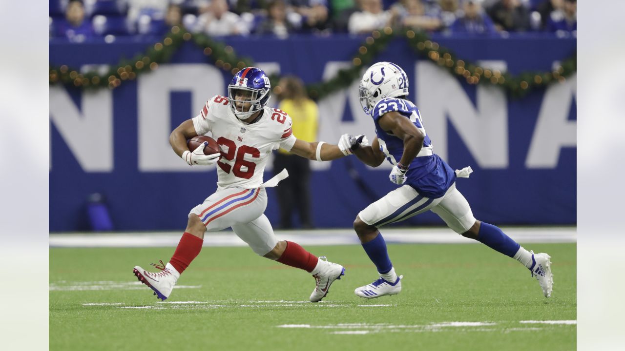 Indianapolis, USA. 23rd Dec, 2018. New York Giants running back