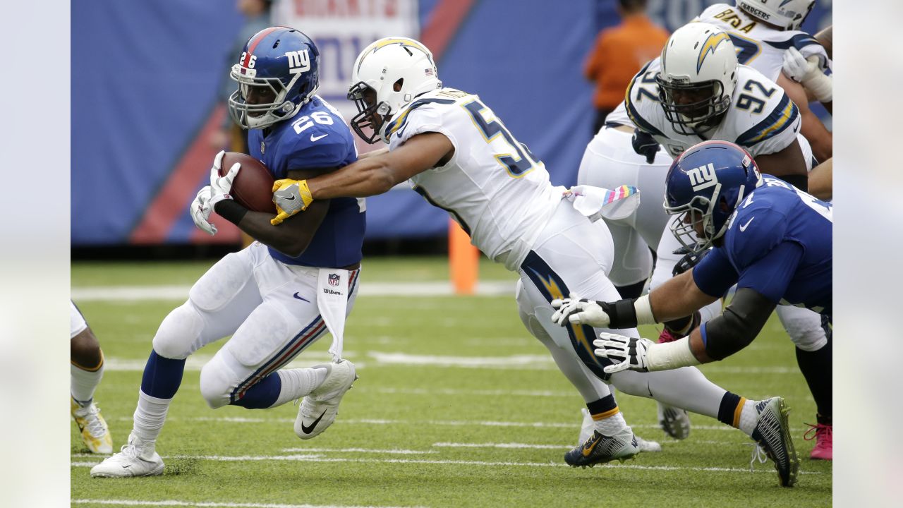 Sunday's Chargers Game Against NY Giants to Air on TV