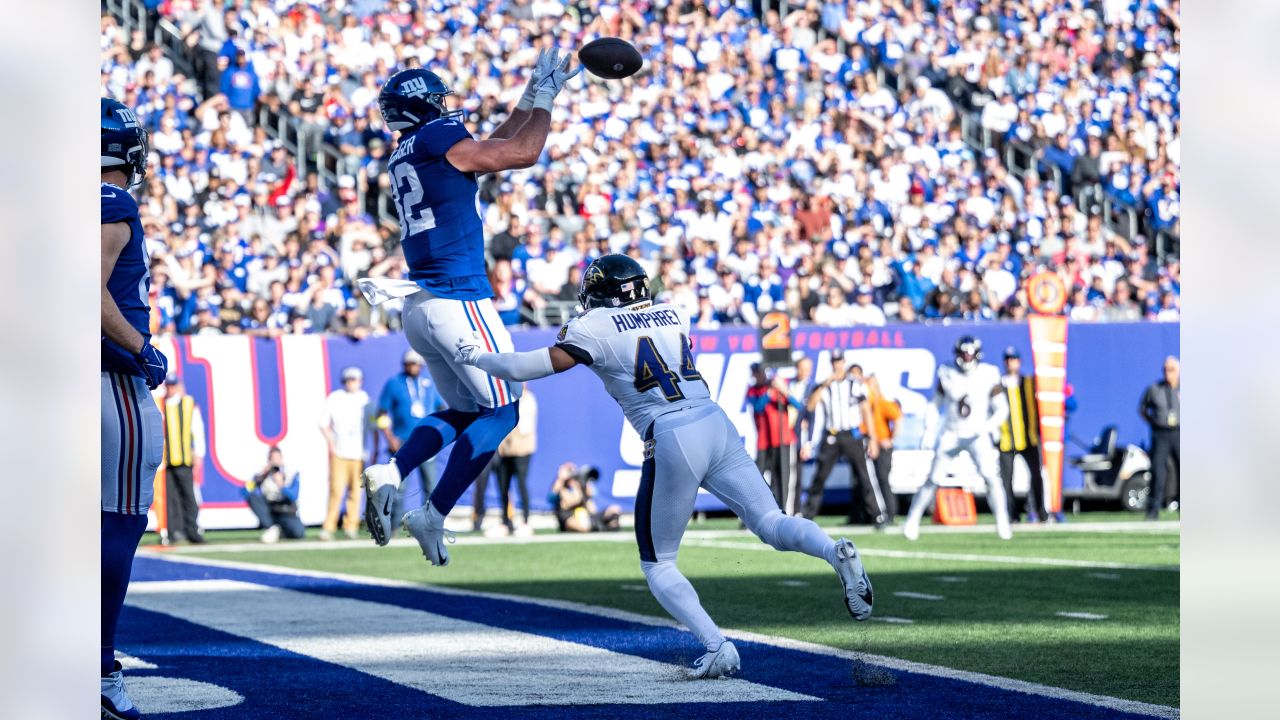 Tomon Fox of the New York Giants during training camp at the Quest News  Photo - Getty Images