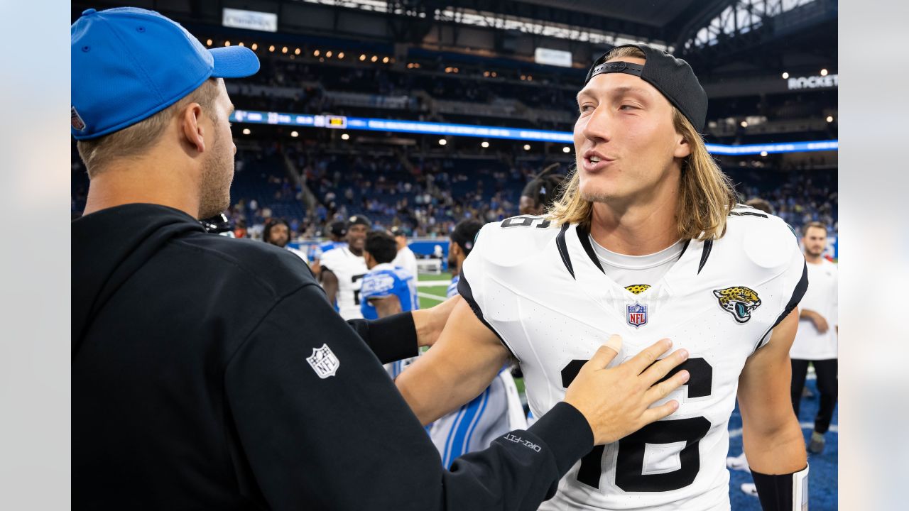 Jacksonville Jaguars wide receiver Oliver Martin (88) plays against the Detroit  Lions during an preseason NFL football game in Detroit, Saturday, Aug. 19,  2023. (AP Photo/Paul Sancya Stock Photo - Alamy