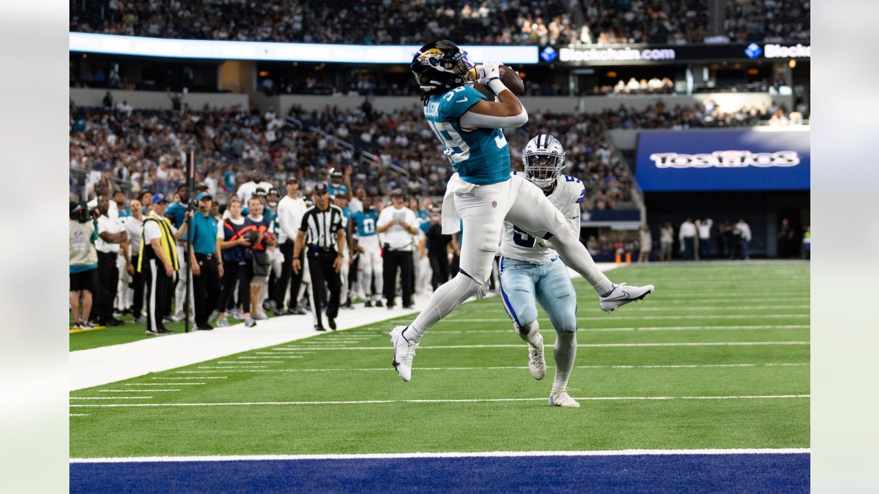 Jacksonville Jaguars running back Qadree Ollison (38) is seen