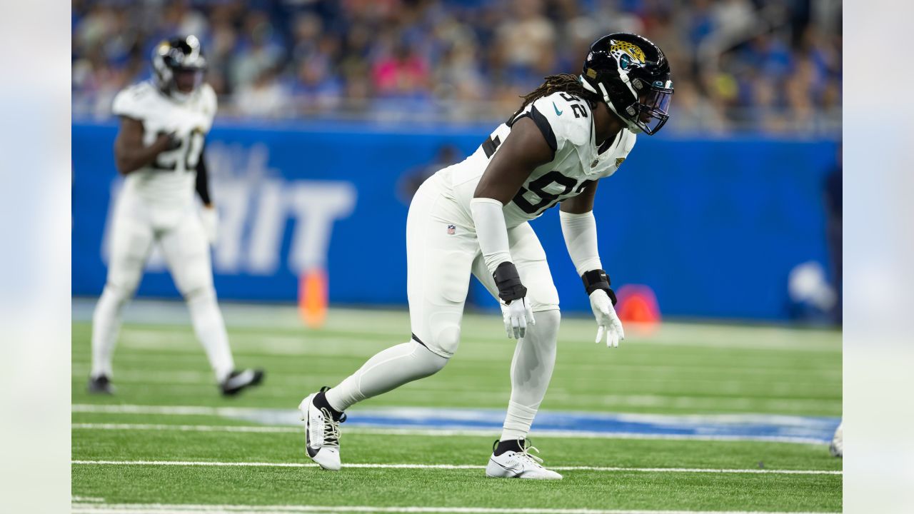 Jacksonville Jaguars defensive end Jordan Smith (92) during a pre