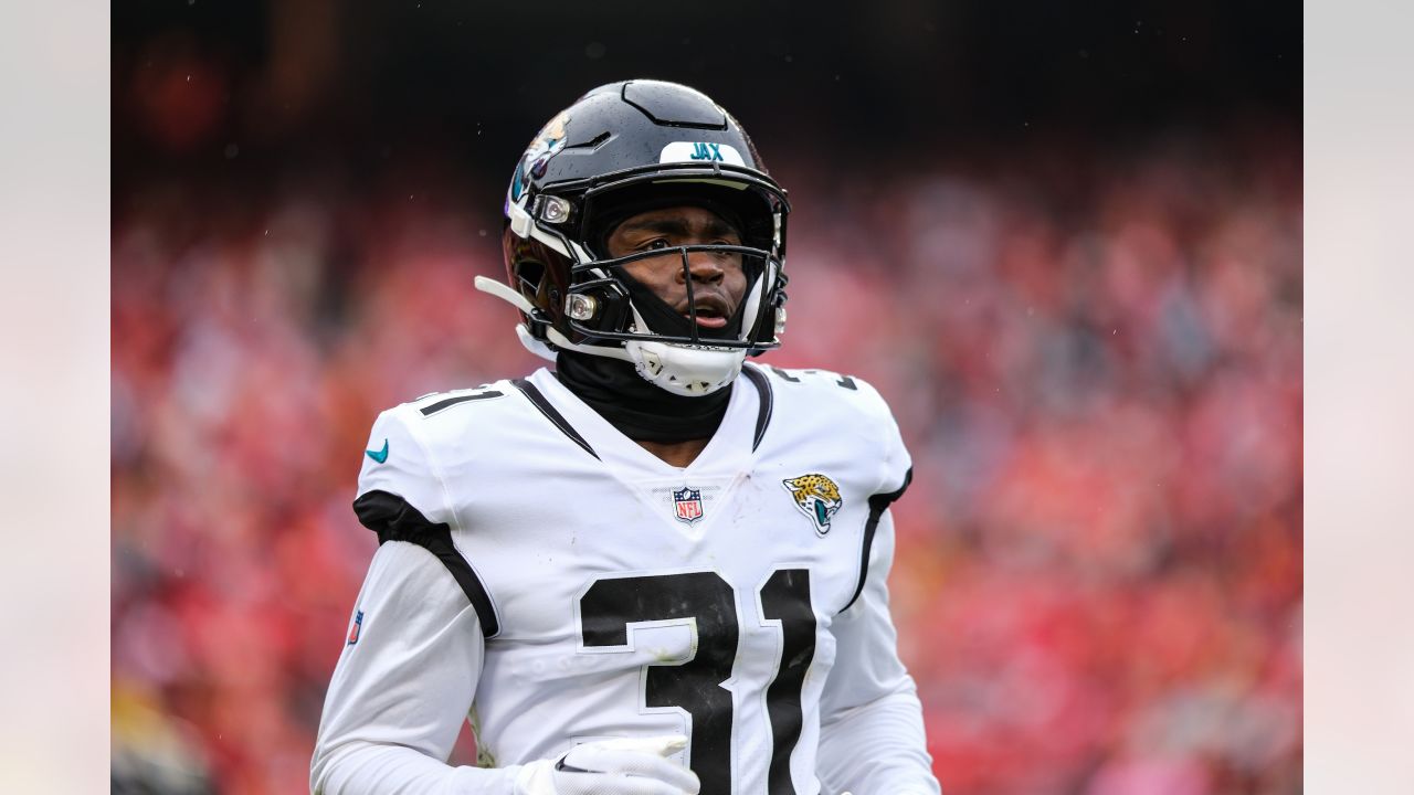 Jacksonville Jaguars quarterback Trevor Lawrence wears a Salute to Service  hoodie during pre-game warmups before an NFL football game against the  Kansas City Chiefs, Sunday, Nov. 13, 2022 in Kansas City, Mo. (