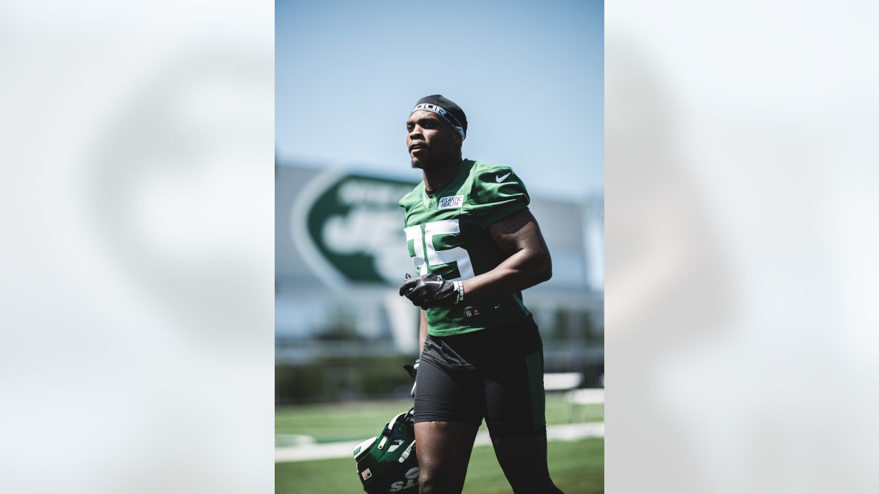 New York Jets safety Marquis Waters (35) in action against the