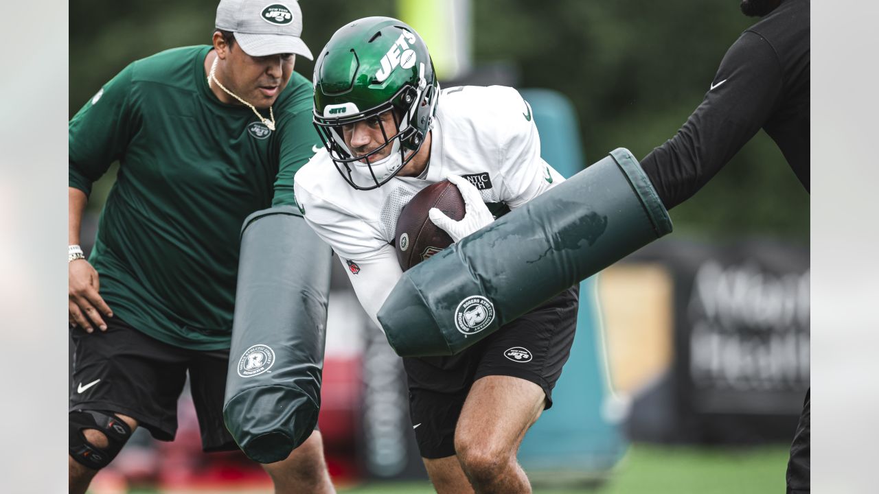 Jets Practice Report  Breece Hall Returns Ahead of Joint Practice with  Buccaneers