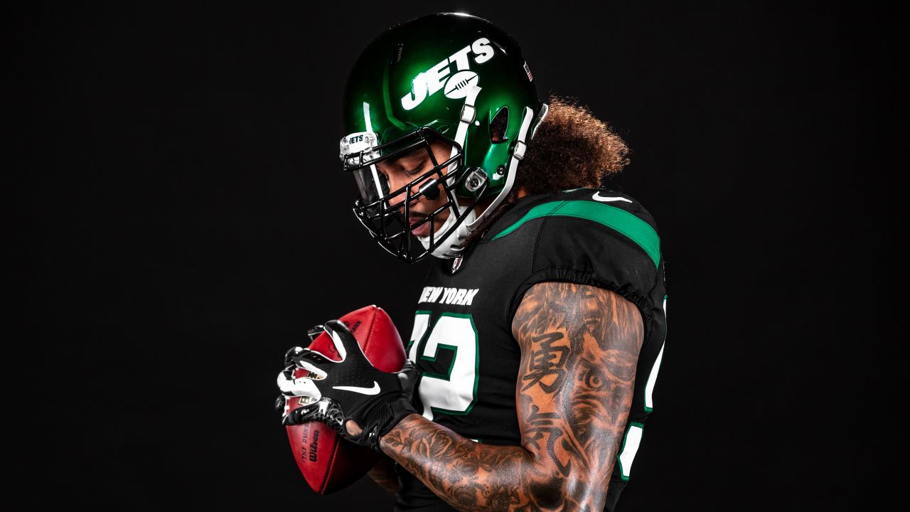 Jets unveil three new uniforms, updated logo - Newsday