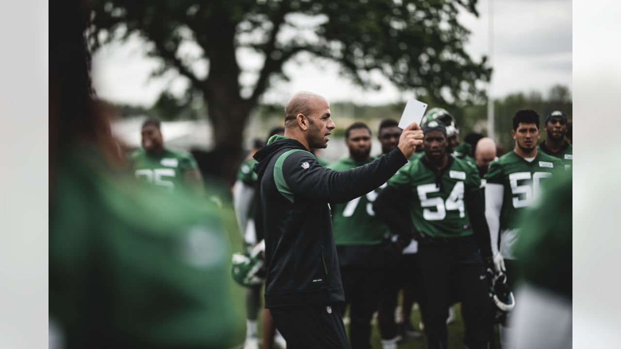 New York Jets' Michael Carter before a preseason NFL football game against  the Green Bay Packers Saturday, Aug. 21, 2021, in Green Bay, Wis. (AP  Photo/Matt Ludtke Stock Photo - Alamy