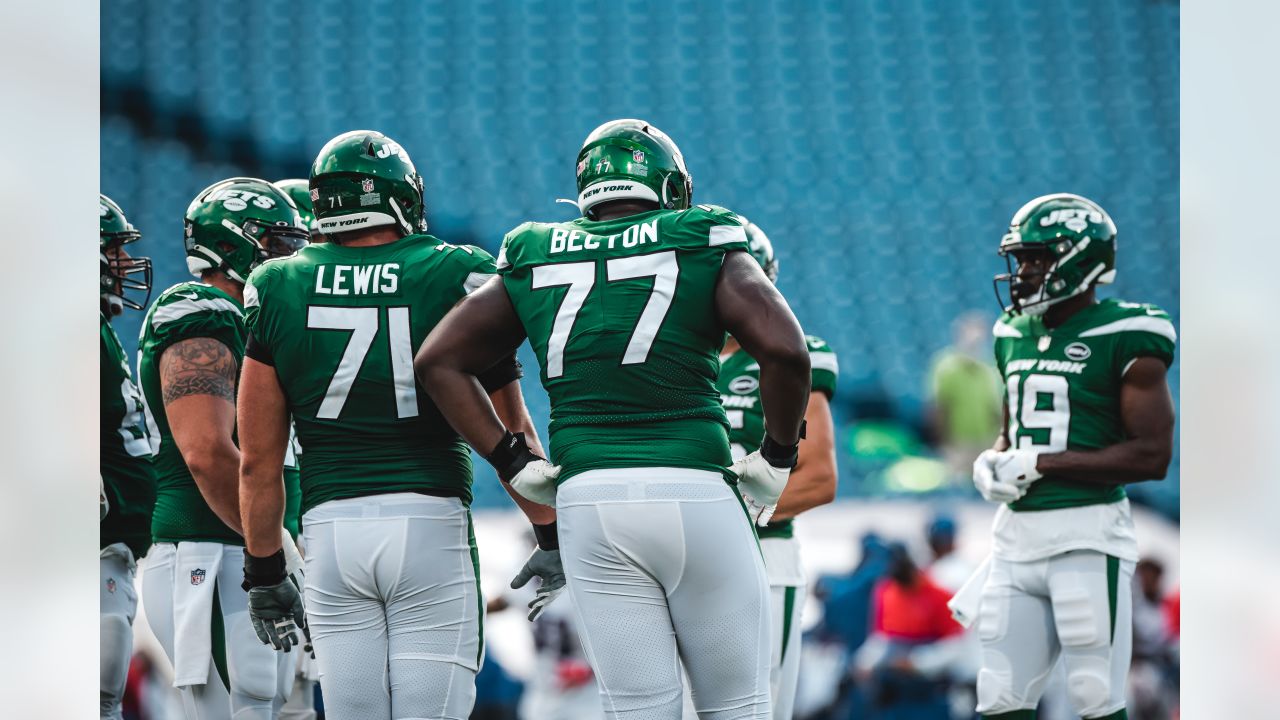 Jets Offensive Line Look Ahead: Mekhi Becton & Co. Aim to Build on  Foundation