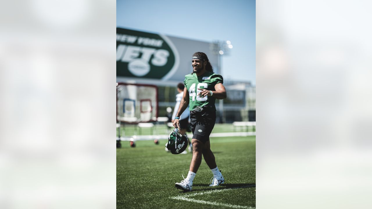 New York Jets safety Marquis Waters (35) in action against the