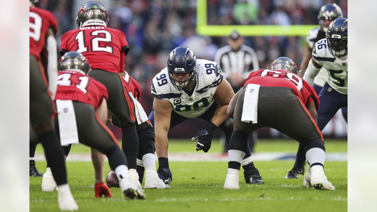 Seattle Seahawks defensive tackle Al Woods (99) during an NFL