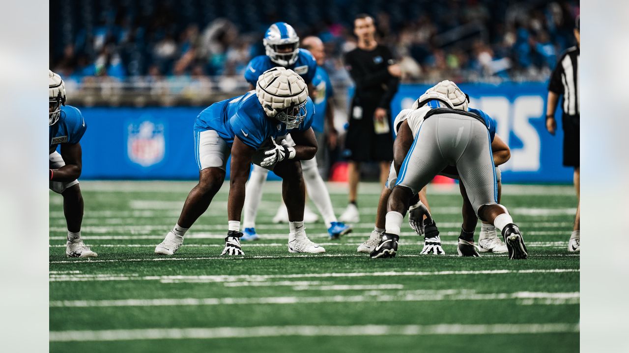 Lions move training camp to Ford Field; Chark competes