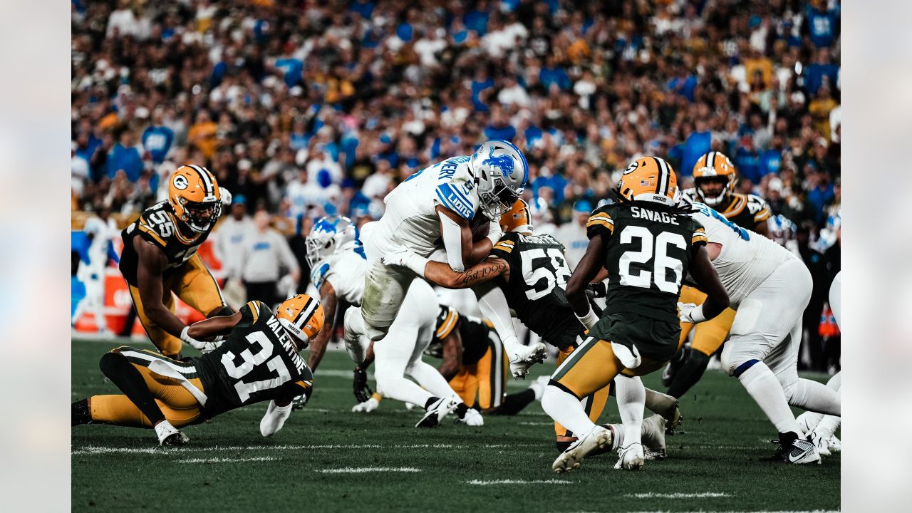 David Montgomery, Lions run past Packers on 'Thursday Night'