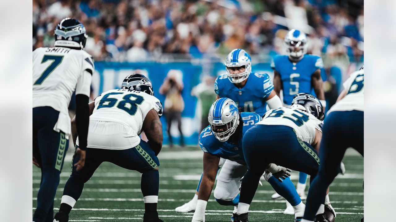 Detroit Lions' T.J. Hockenson celebrates his touchdown catch with Trinity  Benson (17) during the first half of an NFL football game Monday, Sept. 20,  2021, in Green Bay, Wis. (AP Photo/Morry Gash