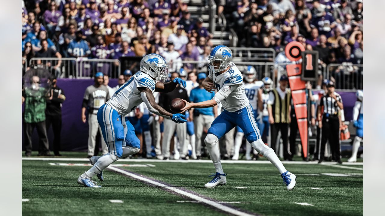 Detroit Lions linebacker Anthony Pittman (57) in action during the second  half of an NFL football game against the Minnesota Vikings, Sunday, Sept.  25, 2022 in Minneapolis. (AP Photo/Stacy Bengs Stock Photo - Alamy