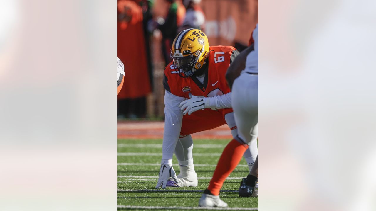 LSU OL Chasen Hines interview  2022 NFL Scouting Combine 