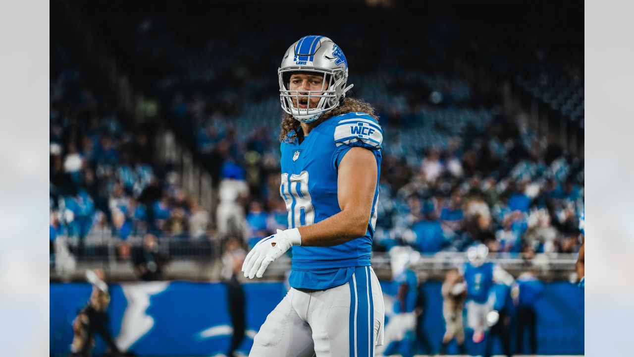 DETROIT, MI - OCTOBER 20: Detroit Lions TE T.J. Hockenson (88