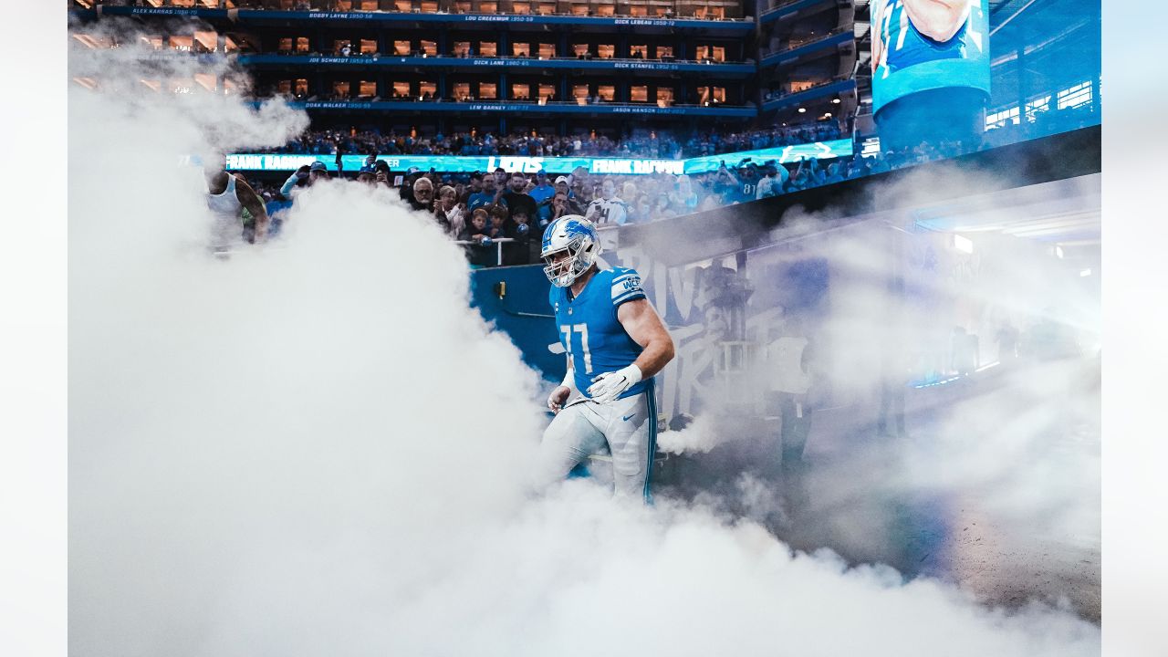 Download Detroit Lions Logo Smoke Effects Wallpaper