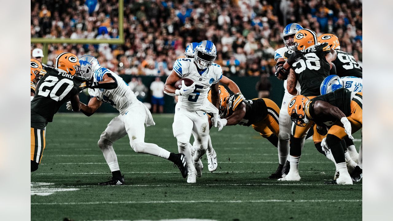 Next Gen Stats: Track Detroit Lions running back David Montgomery's best  runs vs. Green Bay Packers