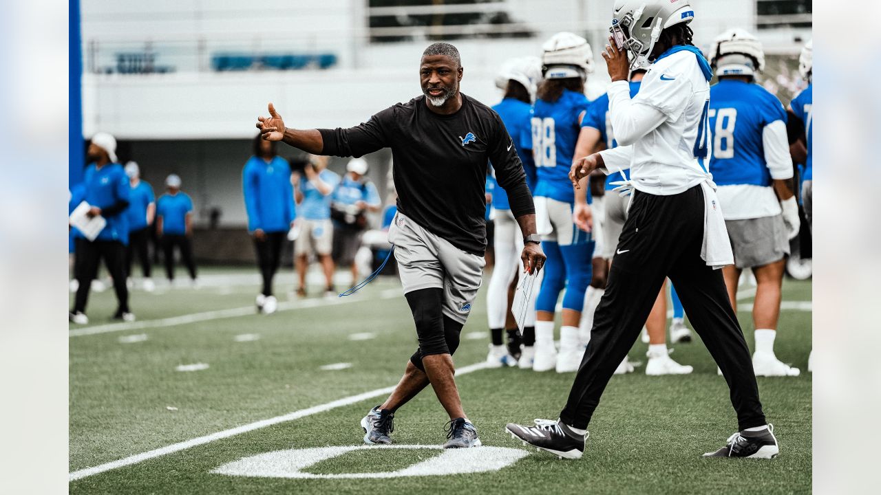 Detroit Lions wide receiver DJ Chark runs after a catch during an NFL  football practice in Allen Park, Mich., Thursday, May 26, 2022. (AP  Photo/Paul Sancya Stock Photo - Alamy