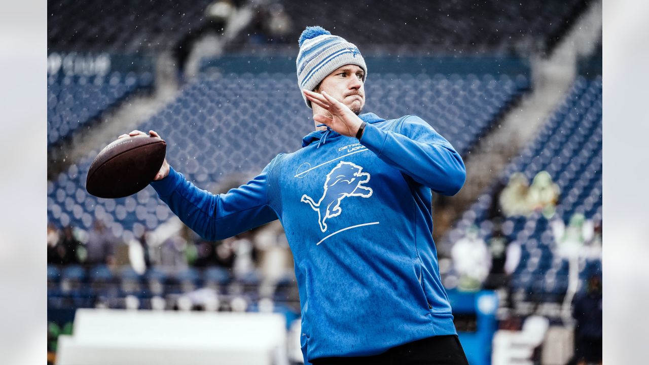 Detroit Lions quarterback Tim Boyle (12) passes the ball against