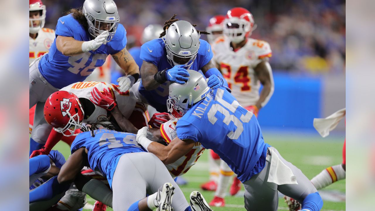 Detroit Lions running back Nick Bawden (46) is seen against