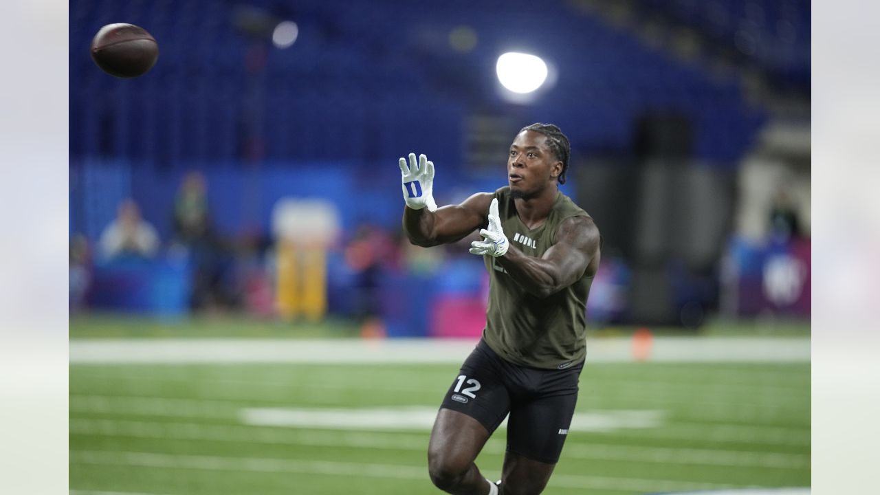 Breece Hall 40 Yard Dash at the Combine 