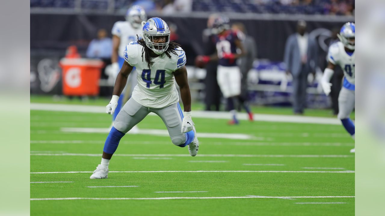 Houston, TX, USA. 17th Aug, 2019. Detroit Lions kicker Matt Prater (5)  during the second half of an NFL preseason game between the Houston Texans  and the Detroit Lions at NRG Stadium