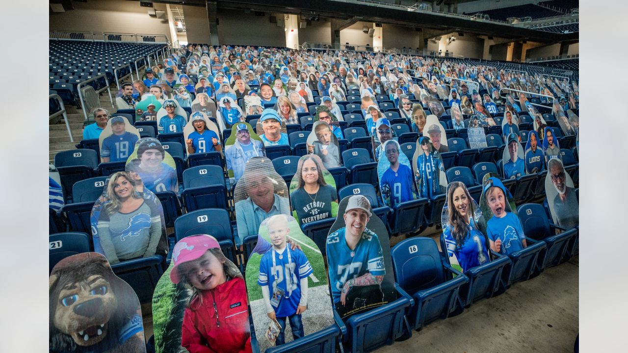 Lions to sell cardboard cutouts of fans to benefit local charities