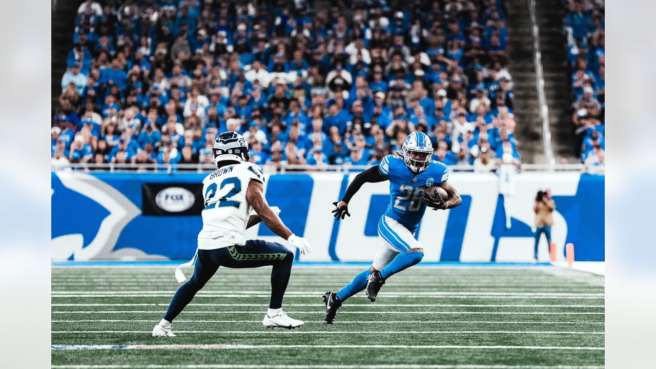 Jahmyr Gibbs postgame after Lions lose in OT to Seahawks 