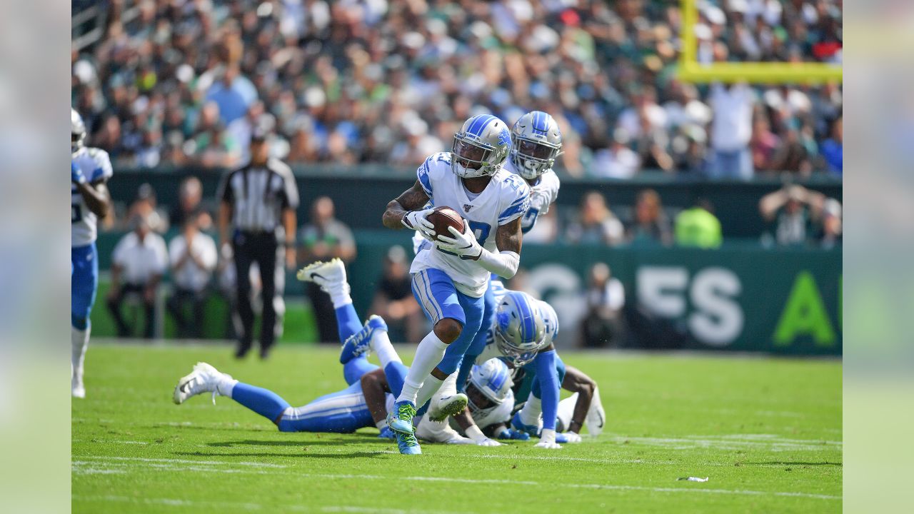 Darius Slay with a frantic fumble return for an Eagles' touchdown