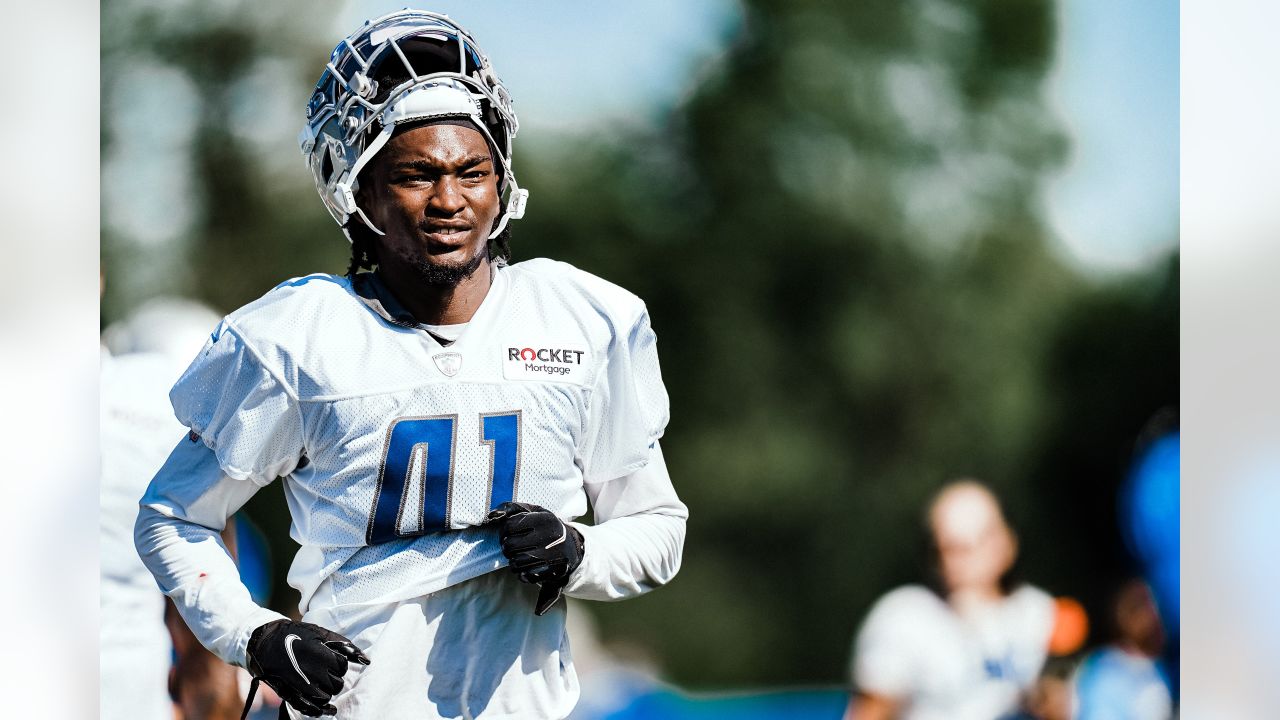 Detroit Lions cornerback AJ Parker (41) defends during a preseason