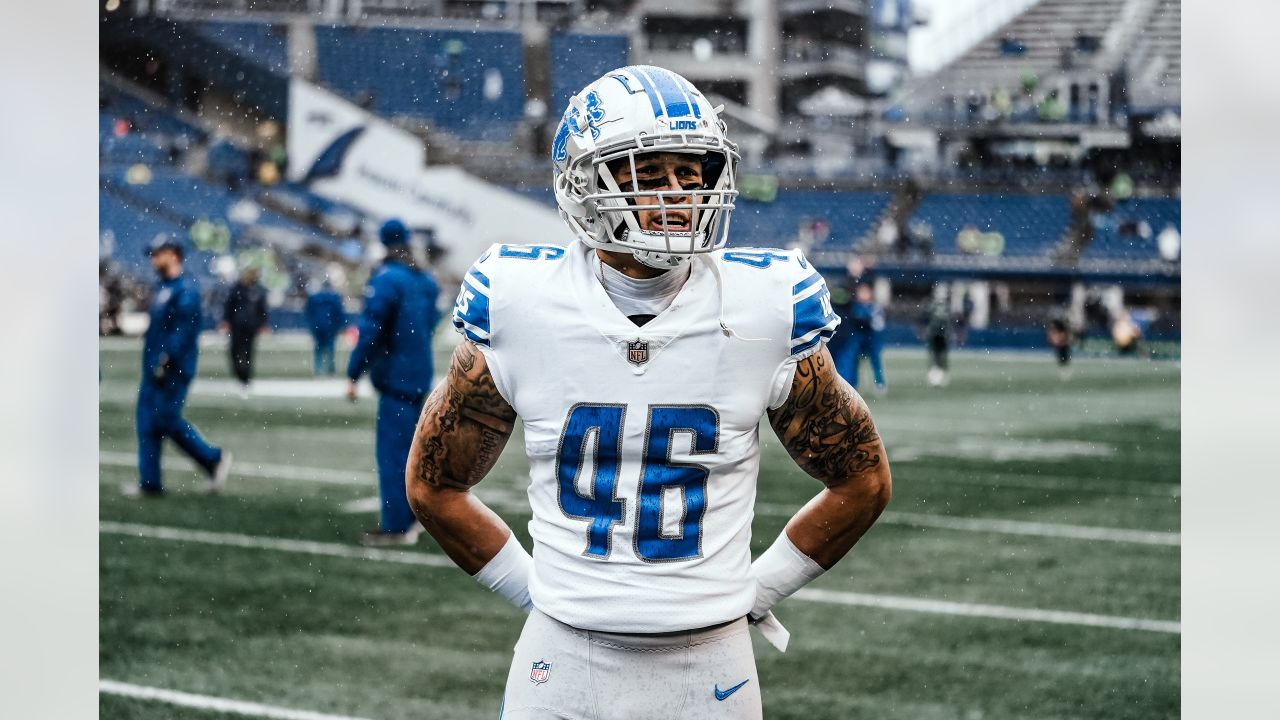 Detroit Lions wide receiver Amon-Ra St. Brown (14) runs the ball against  the Jacksonville Jaguars during an NFL football game, Sunday, Dec. 4, 2022,  in Detroit. (AP Photo/Rick Osentoski Stock Photo - Alamy