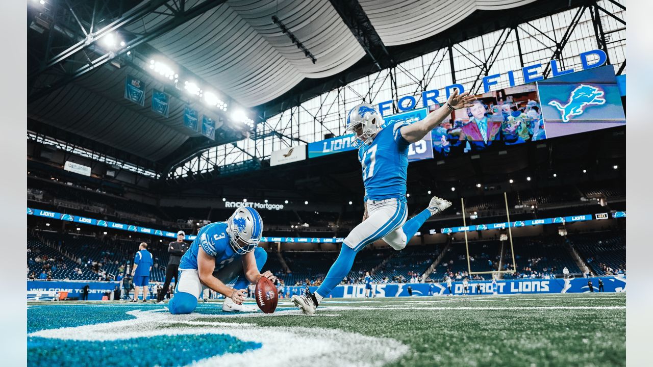 Detroit Lions K Dominik Eberle misses 2 extra points Sunday