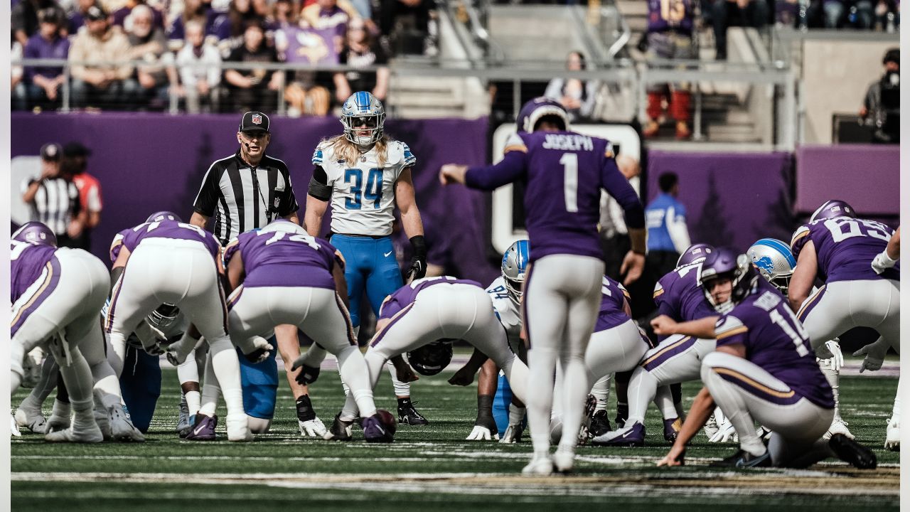 Detroit Lions linebacker Anthony Pittman (57) in action during the second  half of an NFL football game against the Minnesota Vikings, Sunday, Sept.  25, 2022 in Minneapolis. (AP Photo/Stacy Bengs Stock Photo - Alamy