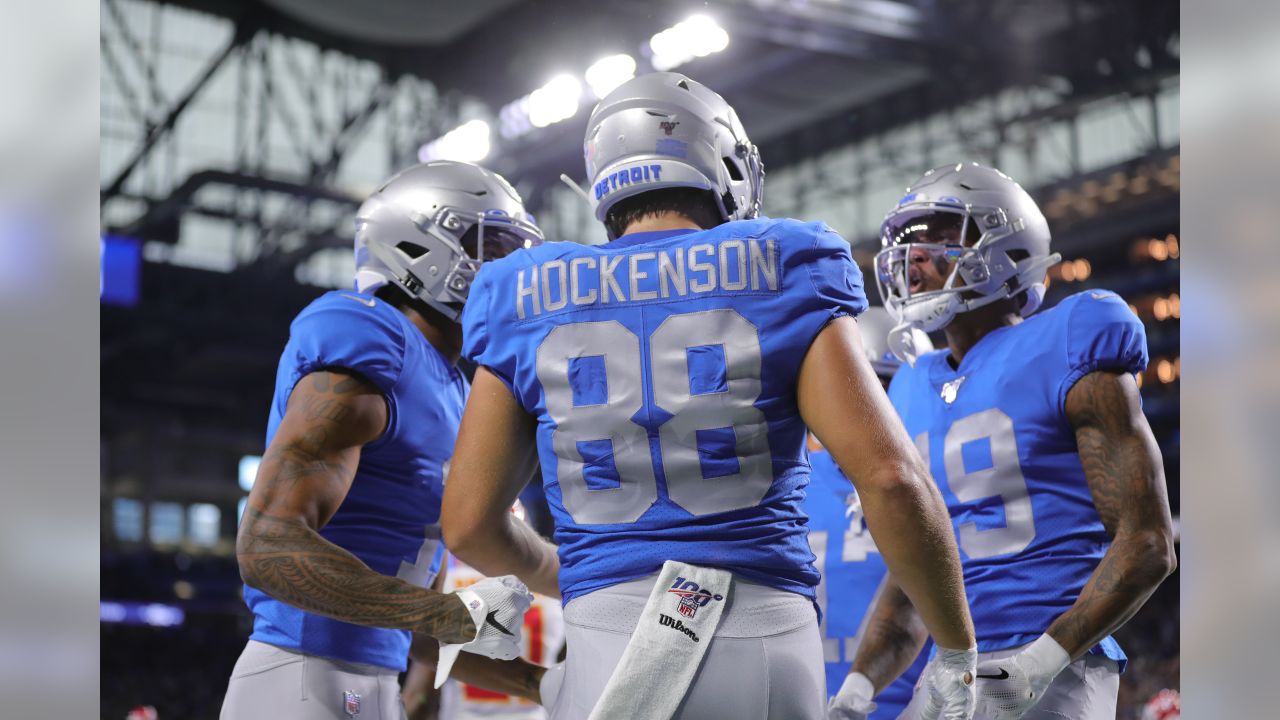 Detroit Lions Week 7 injury report: T.J. Hockenson doesn't practice  Wednesday, says he will play - Pride Of Detroit