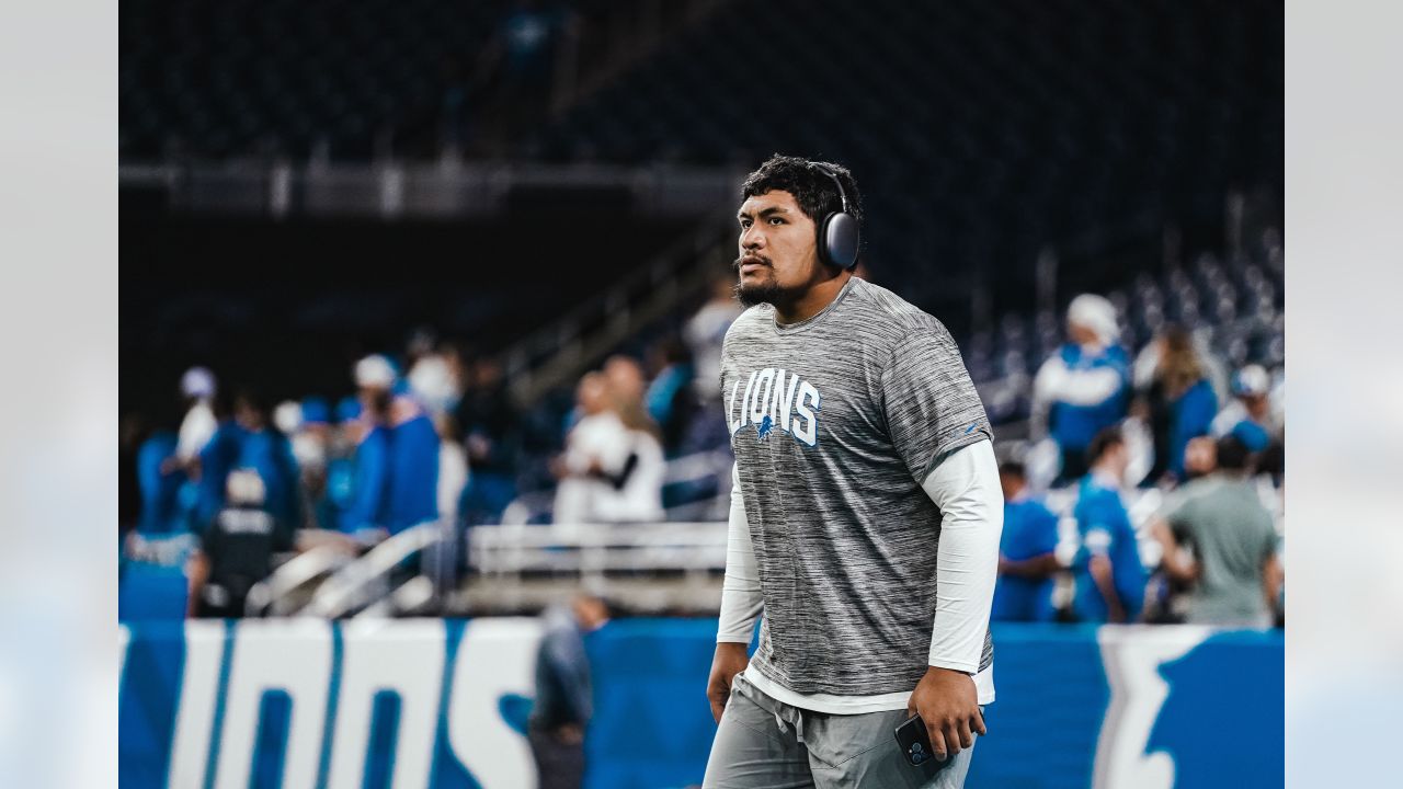 DETROIT, MI - OCTOBER 30: Detroit Lions offensive tackle Penei