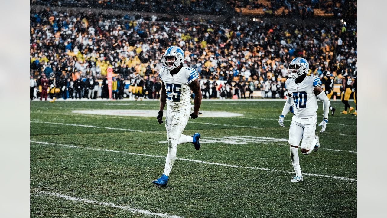 Detroit Lions Jason Cabinda Nike Thanksgiving Classic Game Issued