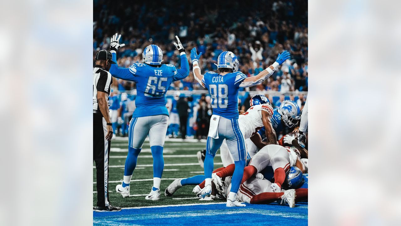 Chase Cota catches first NFL touchdown pass with Lions - On3