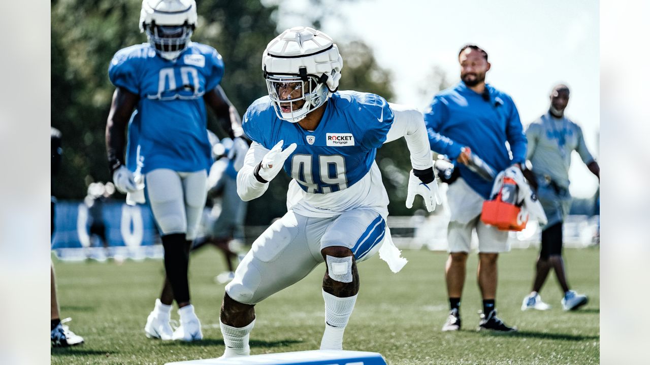 Jared Goff, Malcolm Rodriguez, and D'Andre Swift meet the media after Lions  and Colts joint practice 