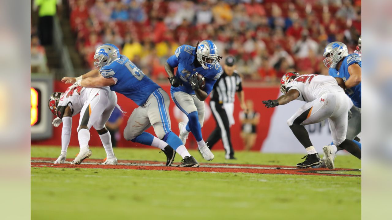 Buccaneers preseason 33-30 loss to the Lions at Raymond James Stadium