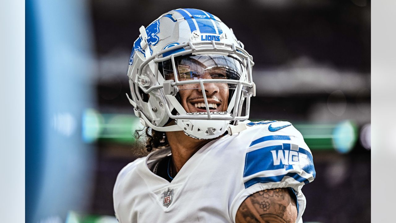 Detroit Lions linebacker Anthony Pittman (57) in action during the second  half of an NFL football game against the Minnesota Vikings, Sunday, Sept.  25, 2022 in Minneapolis. (AP Photo/Stacy Bengs Stock Photo - Alamy