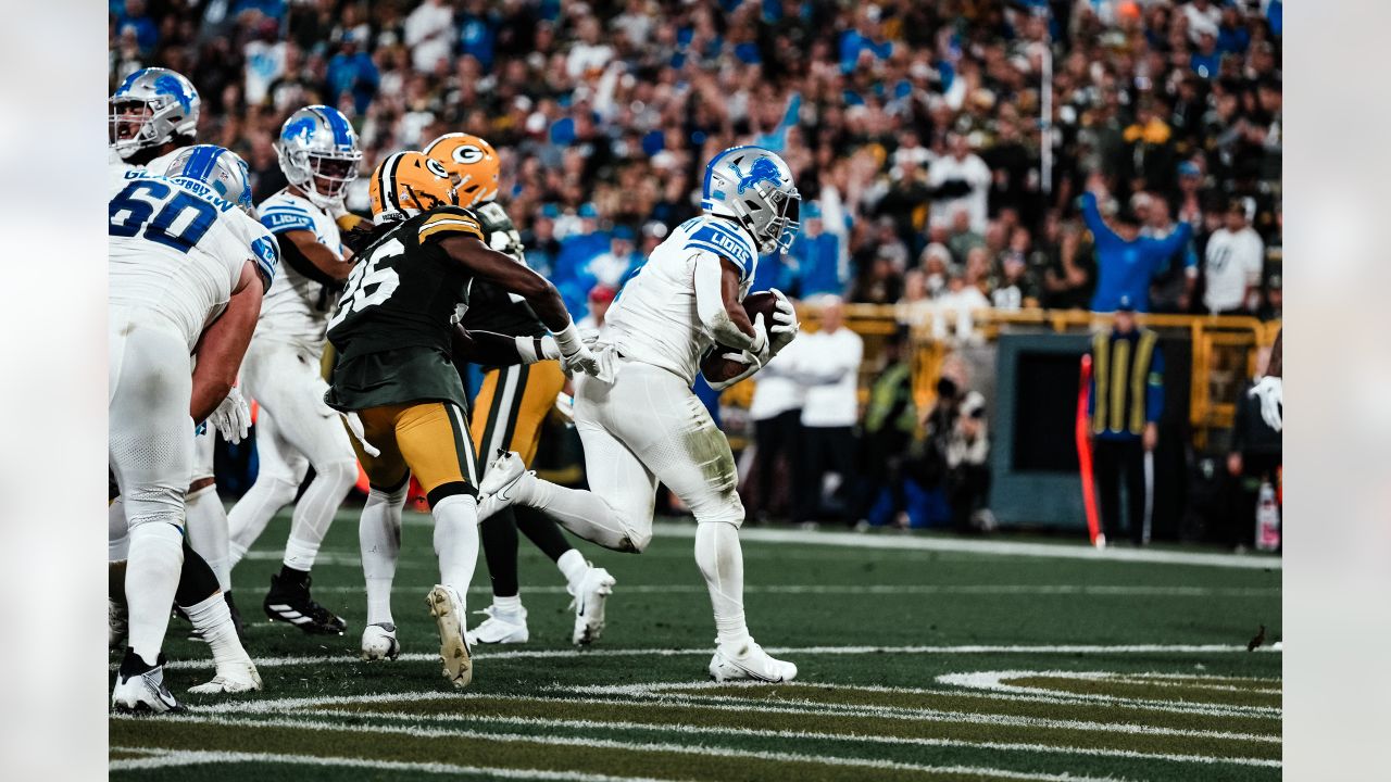 David Montgomery, Lions run past Packers on 'Thursday Night'