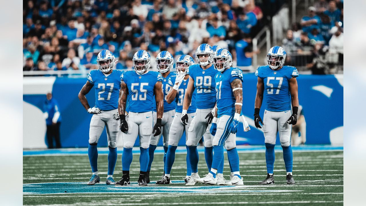 DETROIT, MI - OCTOBER 02: Detroit Lions linebacker Pittman (57