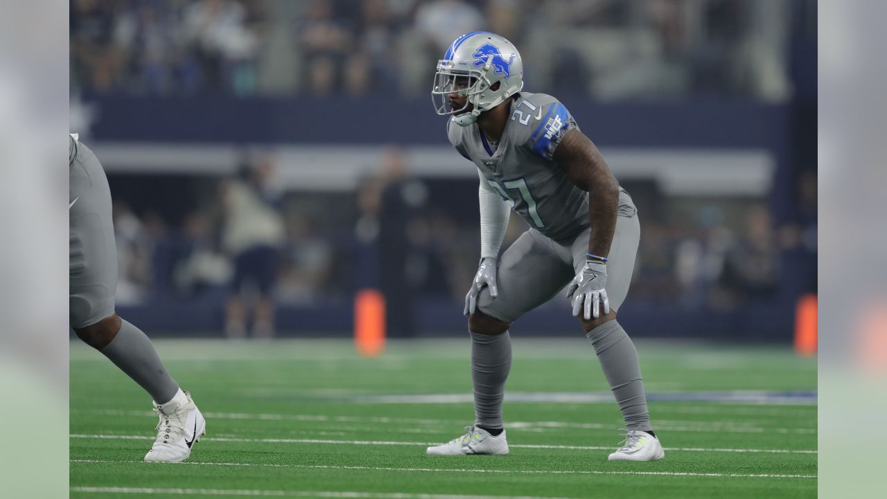 September 30, 2018: Detroit Lions running back Theo Riddick #25 during an  NFL football game between the Detroit Lions and the Dallas Cowboys at AT&T  Stadium in Arlington, TX Dallas defeated Detroit