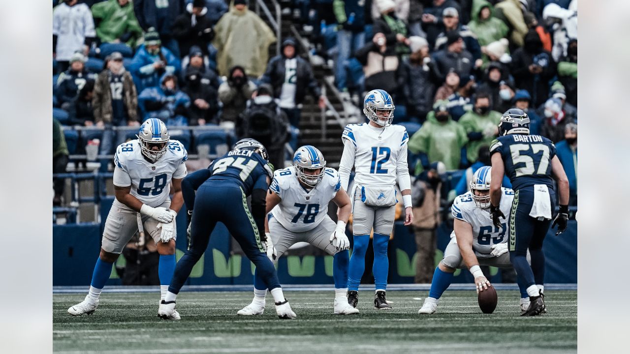 Detroit Lions center Evan Brown (63) blocks Green Bay Packers