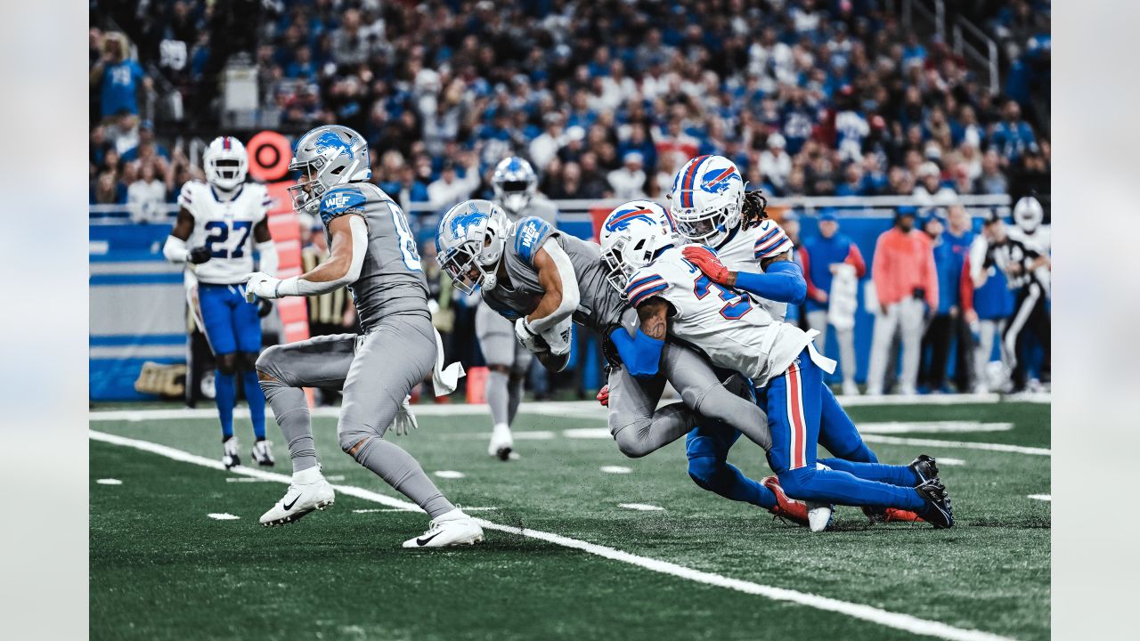 DETROIT, MI - NOVEMBER 06: Detroit Lions Wide Receiver (14) Amon-Ra St.  Brown in action during the game between Green Bay Packers and Detroit Lions  on November 6, 2022 in Detroit, MI (