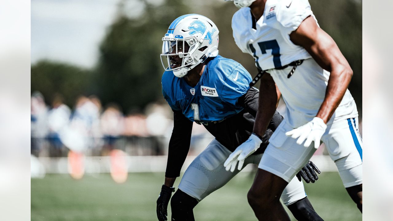 Detroit Lions rookie cornerback Amani Oruwariye stands tall at first  minicamp