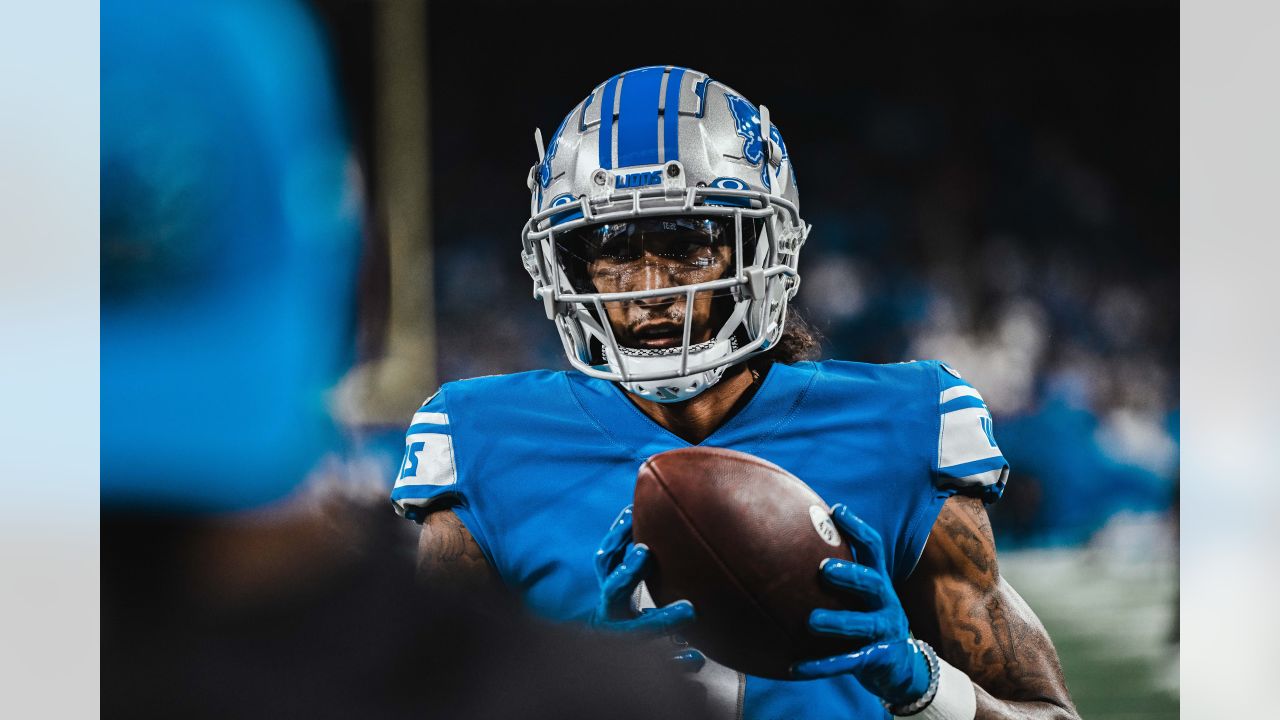 Detroit Lions Principal Owner and Chair Sheila Ford Hamp watches during  warmups before an NFL football game against the Philadelphia Eagles in  Detroit, Sunday, Oct. 31, 2021. (AP Photo/Paul Sancya Stock Photo 